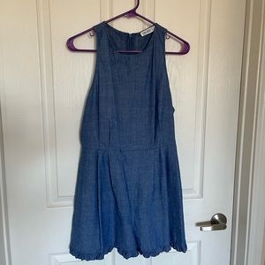 Zara denim romper, fun back!